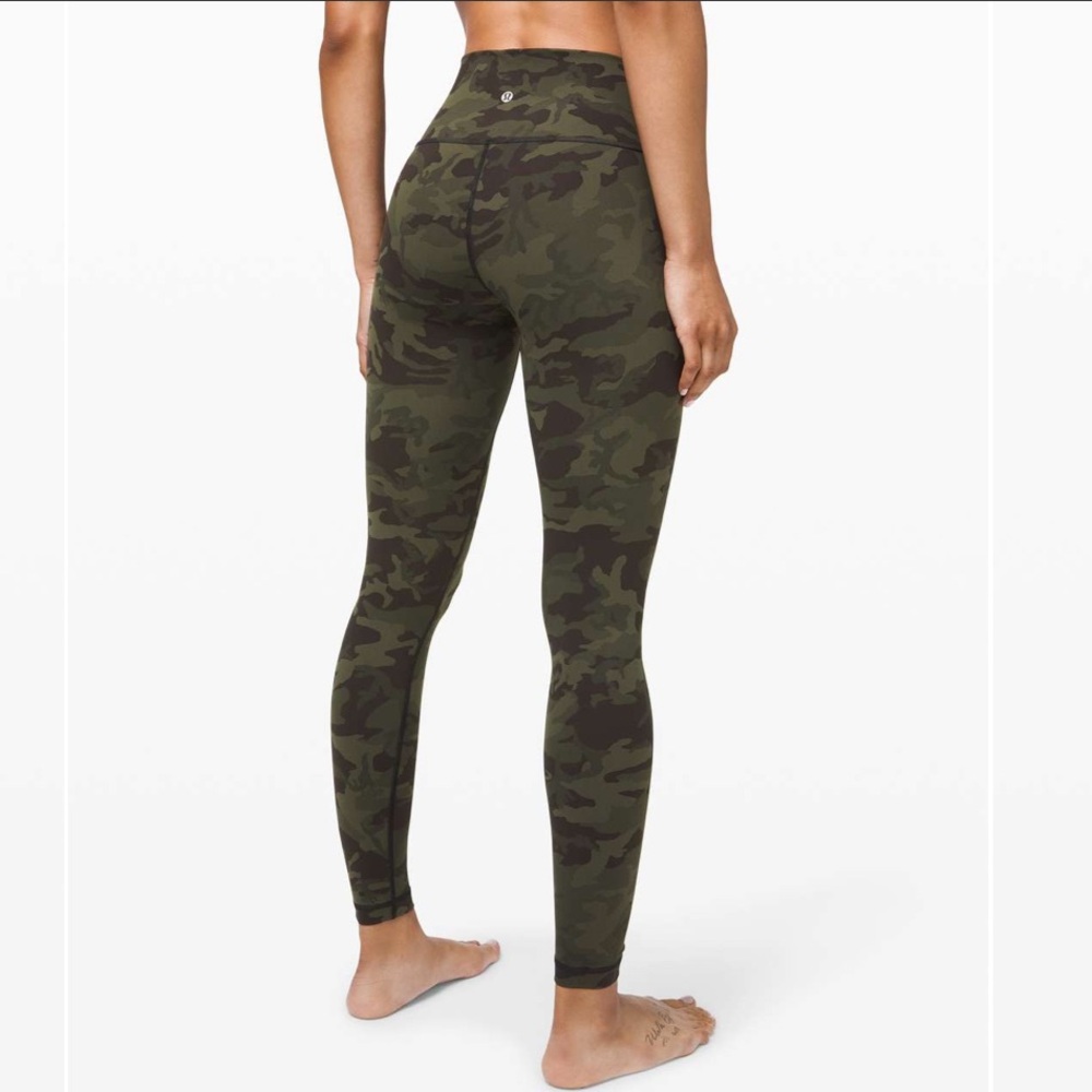 lululemon athletica Camo Wunder Under High Waisted Leggings